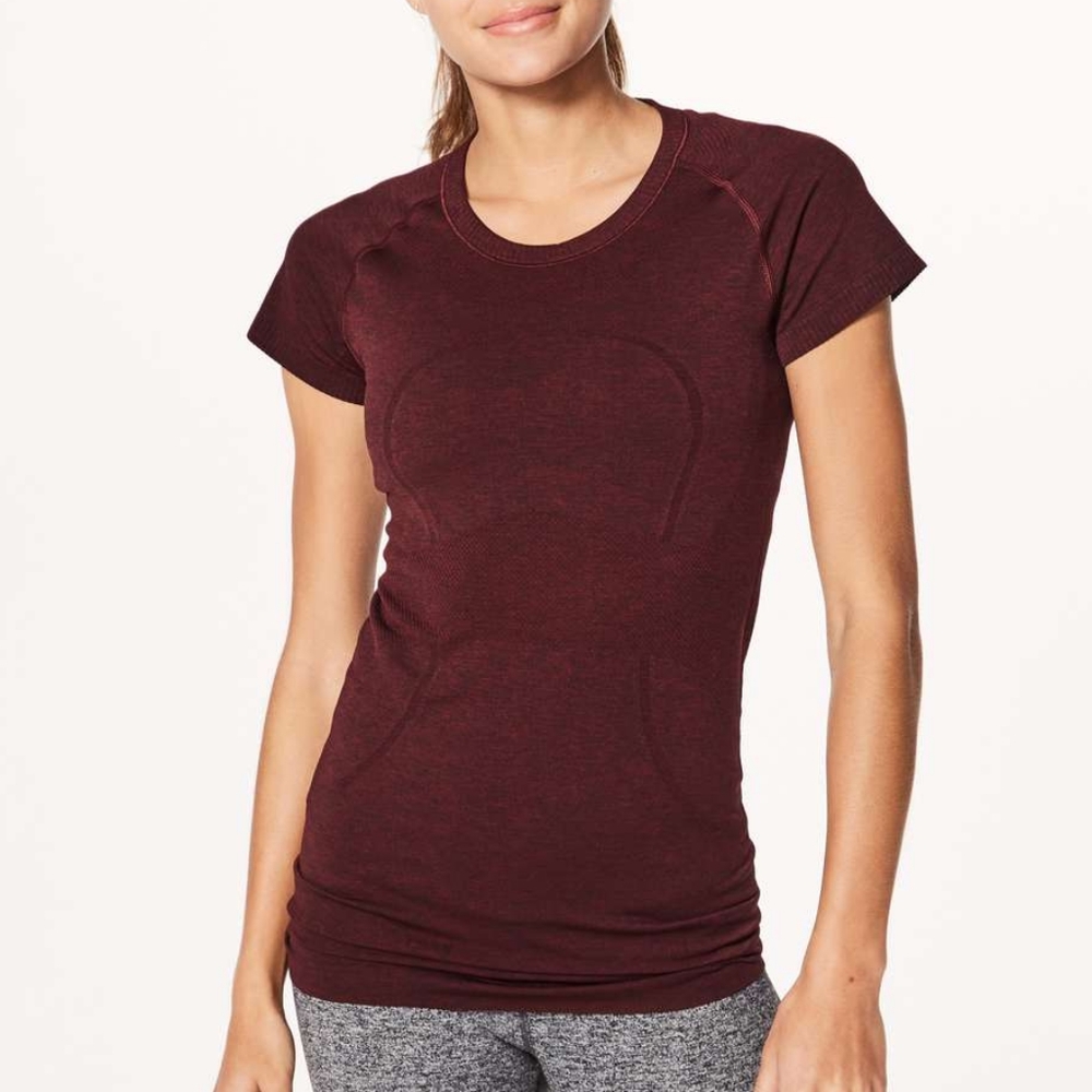 lululemon athletica Women's Short Sleeve Tee - Maroon